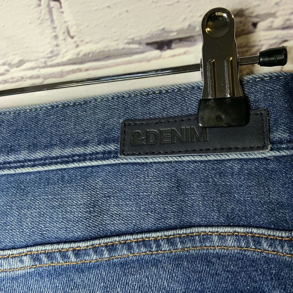 H&M Mens Ripped Denim Jeans 32 x 31‎ Slim Low Waist